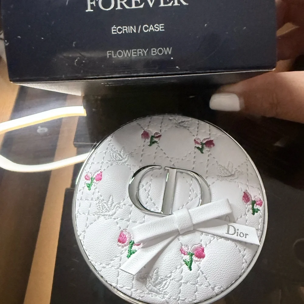Dior Cushion Foundation Case Flowery Bow